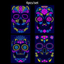 Face Festival Tattoo Costume Party Stickers Halloween Waterproof Temporary Tattoo Stickers Makeup Body Dress Up Decoration