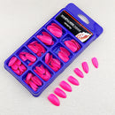 Fake Nails 100PCS Claw Shape Full Cover Wearable DisassemblyGlossy Pure White Red Orange Natural False Nails Tips