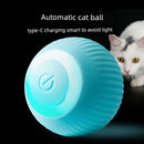 Intelligent Gravity Rolling Ball Automatic Funny Cat Rolling USB Charging Electric Cat Toy Mouse Self-Hi Relieving Stuffy Handy Gadget