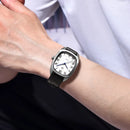 Rolls Timi New Brand Square Dial Quartz Men's watches 50M Waterproof Business Genuine Leather Man watch Japan VH31 Luxury Watch