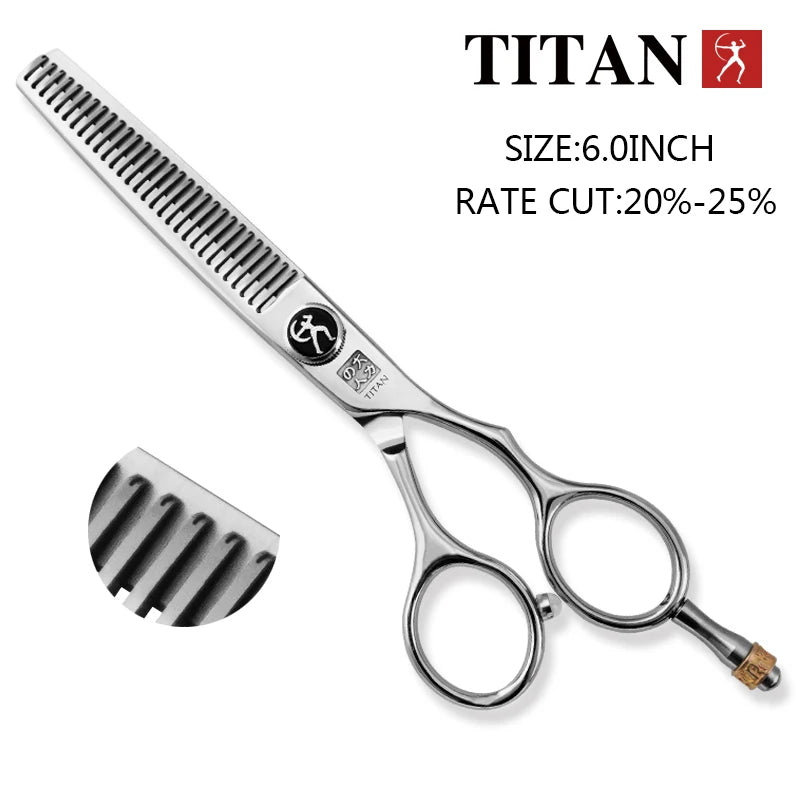 Titan Professional hair scissors  5.5inch   6.0inch barber scissors cutting thinning scissors