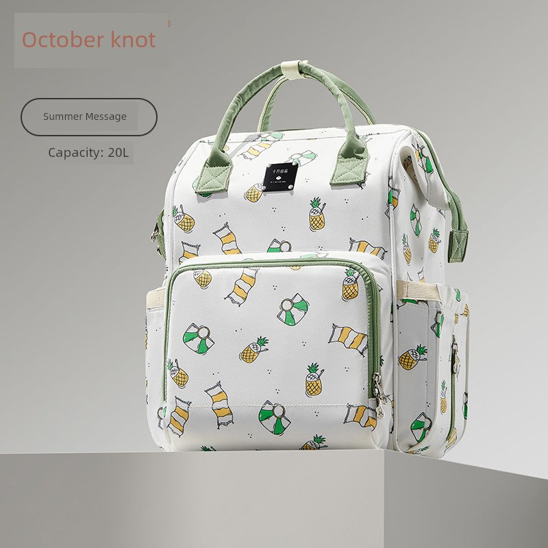 October Crystalline Outdoor Lightweight Pregnant Women Mummy Backpack