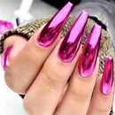 23pcs/Set Metallic Chrome Nail Powder Y2K Styles Magic Mirror Polishing Chrome Pigments Flakes Shimmer Dip Powders Decorations