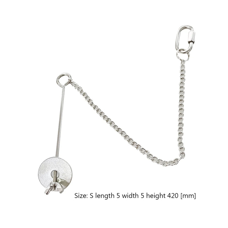 Chicken Veggies Skewer Fruit Holder Coop Accessories Chicken Cabbage Feeder Foraging Toy Feeding Tool for Hens Large Birds