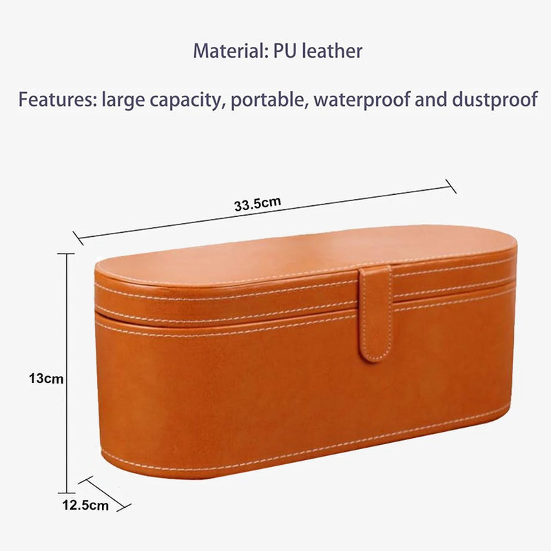 Leathers Storage Box Portable Shockproof Bag Carry Case For Pouch Organizer Dyson Airwrap Travel For Curling Iron Curling Stick