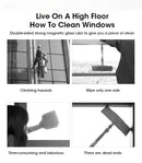 Magnetic Window Cleaner Household Window Cleaning Brush High-rise Glass Automatic Drainage Wiper Glass Window Cleaning Tool