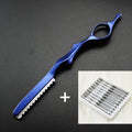Hair Razors Shavel Cut Hair Cutting Fine Thinning Trimming Alloy Shaving Knife Barber Hairdresser Tools Salon Professional