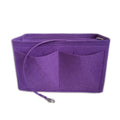 Purse Organizer Insert, Felt Bag organizer with zipper,Bag in bag, Handbag & Tote Shaper,Perfect For Speedy Neverfull