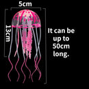 Artificial Vivid Jellyfish Silicone Fish Tank Decor Aquarium Decoration Ornament Silicone Material Odorless Aquatic Landscape