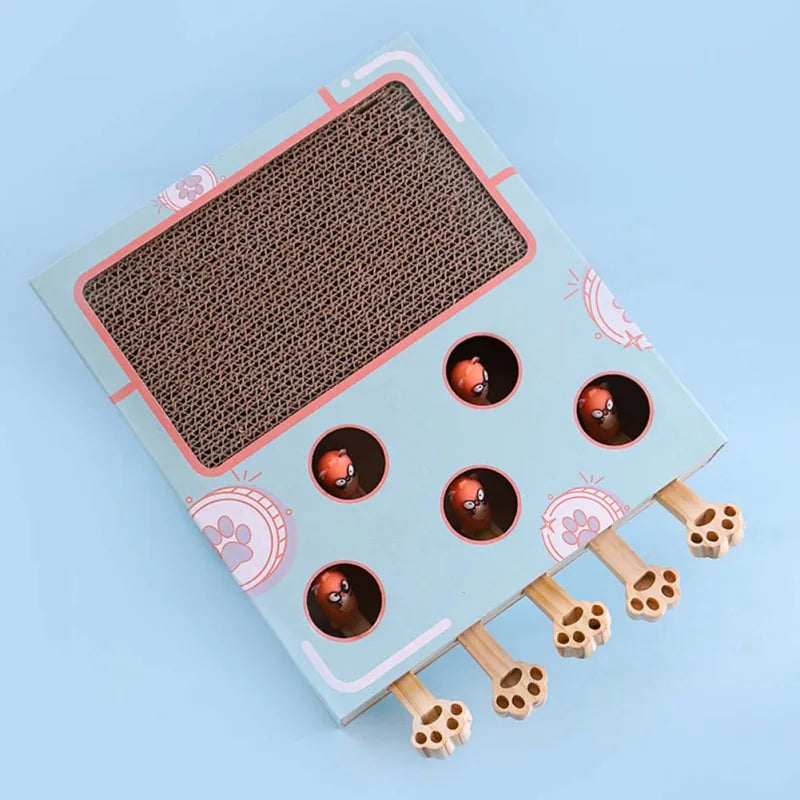 Cat Playing Toy Hamster Machine Kitten Games Teasing Interactive Hunting Toys Scratching Bite Accessories Pet Cat Supplies