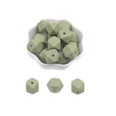Kovict 14/17mm 10pcs Hexagon Silicone Beads For Jewelry Making Silicone Bead To Make Bracelets Necklace Making Accessories