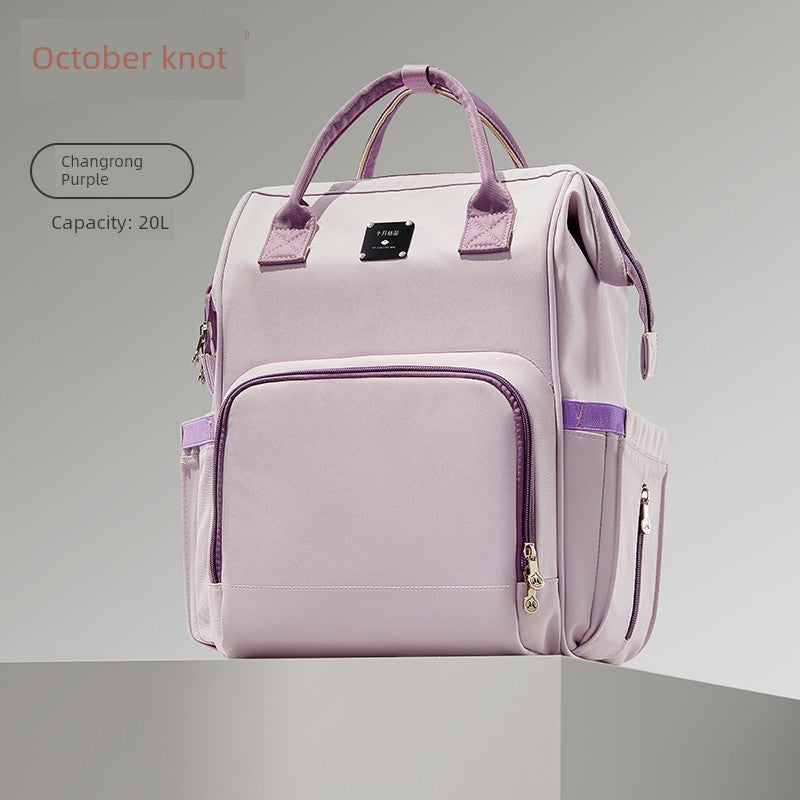 October Crystalline Outdoor Lightweight Pregnant Women Mummy Backpack