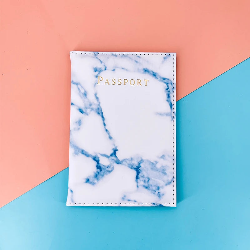 2023 Lover Couple Passport Cover Hot Stamping Simple Plane Women Men Travel Wedding Passport Covers Holder Fashion Wedding Gift