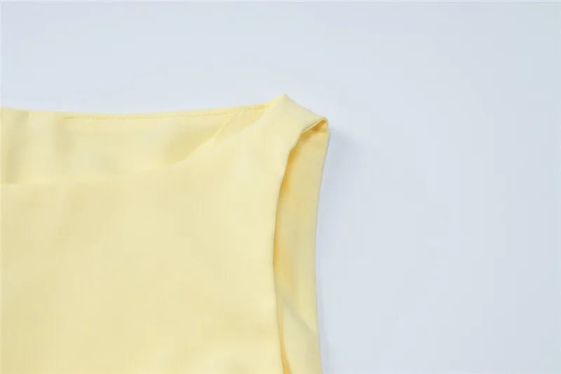 Mozision Fashion Sleeveless Sexy Mini Dress For Women Solid Color O Neck Zipper Two Layer Bodycon Club Party Dress Elegant