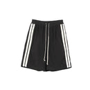 HKSH Summer New Men's  Tide Dark Shorts Spliced Striped Design RO Ribbon Capris Casual Fashion Streetwear Cotton Pants HK1982