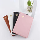 2023 Lover Couple Passport Cover Hot Stamping Simple Plane Women Men Travel Wedding Passport Covers Holder Fashion Wedding Gift