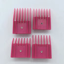 Juego de 4 cuchillas para cortadora de mascotas, guía de accesorios, peine de tamaño estándar, compatible con cuchillas Oster A5.