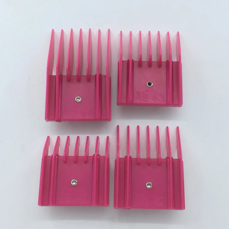 Juego de 4 cuchillas para cortadora de mascotas, guía de accesorios, peine de tamaño estándar, compatible con cuchillas Oster A5.