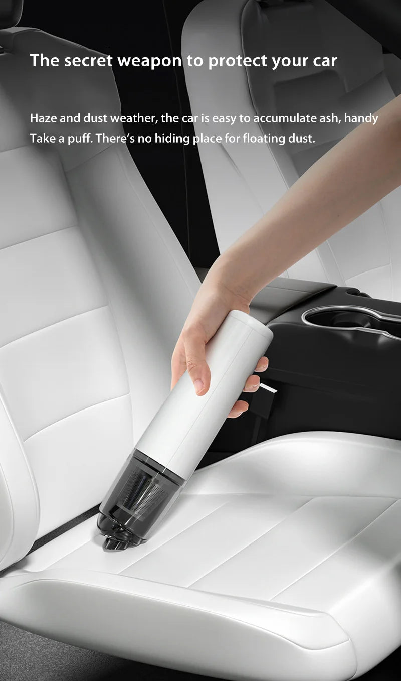 Xiaomi Electric Vacuum Cleaner Car Household Dual Use Portable High Power Handheld Wireless Powerful Dust Remover Deep Cleaning