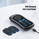 جهاز تدليك للعلاج الطبيعي بستة أوضاع، جهاز تحفيز عضلي إلكتروني بتقنية TENS وEMS، جهاز تدليك محمول لتحفيز العضلات