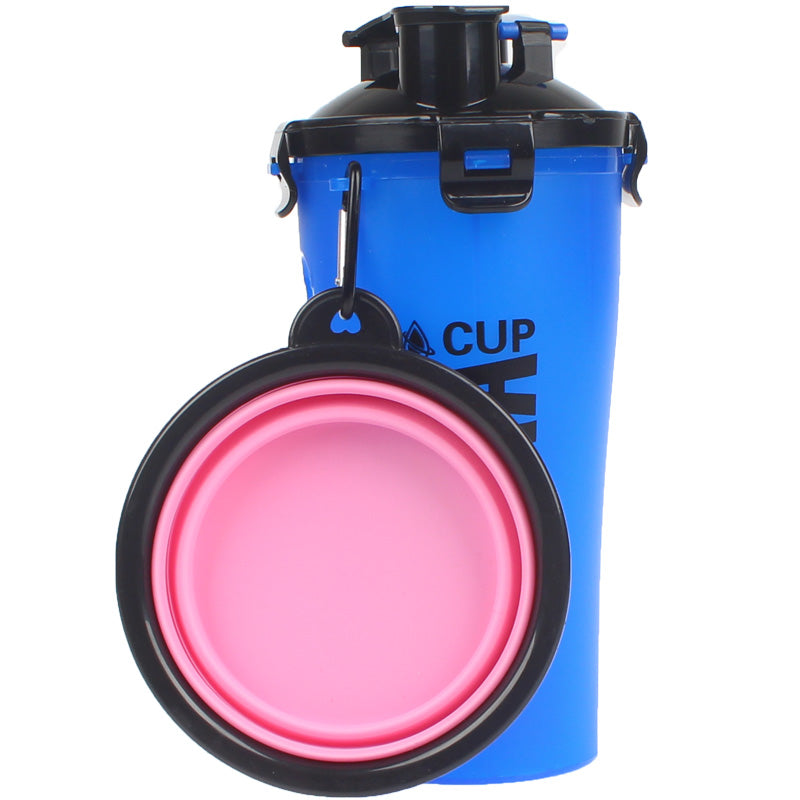 Teddy Portable Cup Dual-Use Pet Outing Kettle Dog