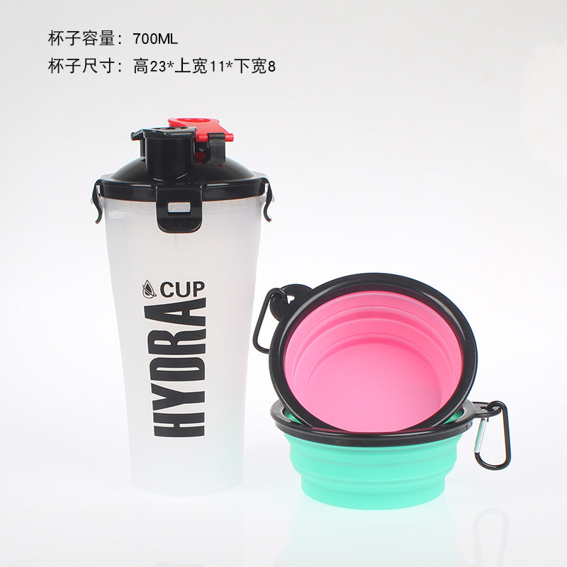 Teddy Portable Cup Dual-Use Pet Outing Kettle Dog