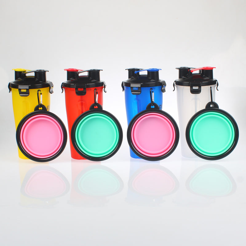 Teddy Portable Cup Dual-Use Pet Outing Kettle Dog