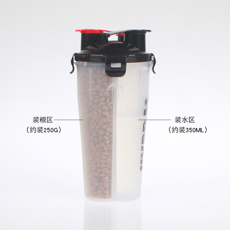 Teddy Portable Cup Dual-Use Pet Outing Kettle Dog