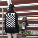 Dog Clothes Trendy Pet Parent-Child Clothes Teddy Clothes Fall and Winter Golden Retriever Puppy Owner Couples Sweater Cat