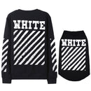 Dog Clothes Trendy Pet Parent-Child Clothes Teddy Clothes Fall and Winter Golden Retriever Puppy Owner Couples Sweater Cat