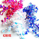 Cat Toy Cat Teaser DIY Material Cat Stick Homemade by Hand Laser Rain Silk Magic Color Ringing Paper Cat Toy Accessories