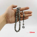 Natural GRAIN STONE tasbih Muslim GIFT man misbaha prayer beads 33beads EID Ramadan gifts Arabic fashion bracelet