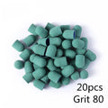 5/10/20pcs 13*19mm Nail Sanding Caps Nail Drill Bit Sanding Bands for Gel Remover Pedicure Caps Nail Polishing Manicure Tools
