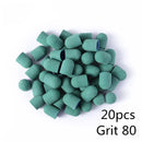 5/10/20pcs 13*19mm Nail Sanding Caps Nail Drill Bit Sanding Bands for Gel Remover Pedicure Caps Nail Polishing Manicure Tools