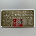 XMQ Steel Nail Art Stamping Plates Template Image Plate Graffiti Nais Printing Tools 6*12cm