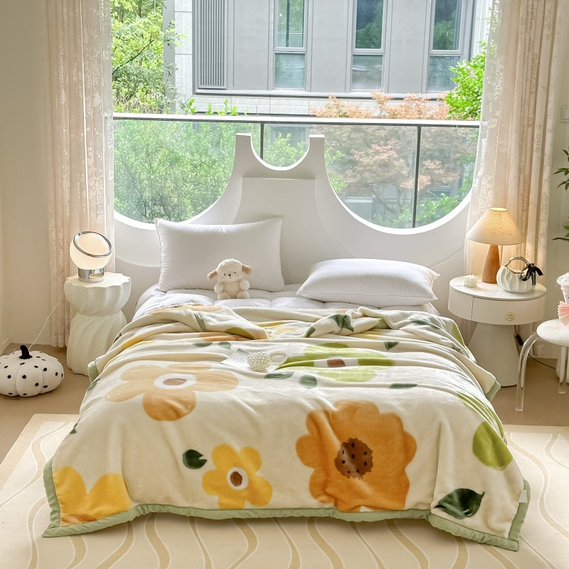 Thickened Raschel blanket