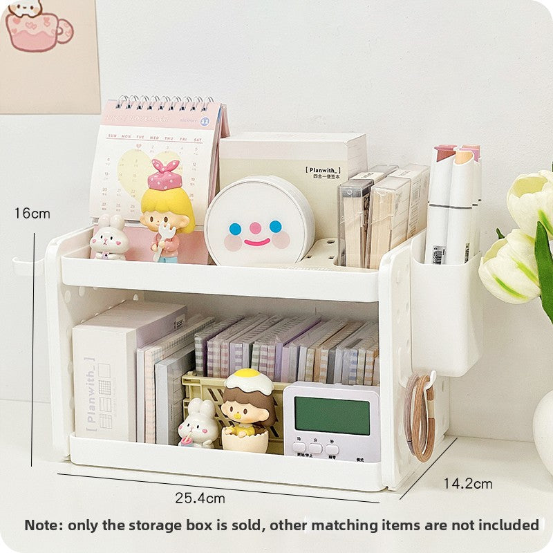 Office study desk storage rack