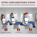 Air travel hammock ankle straps