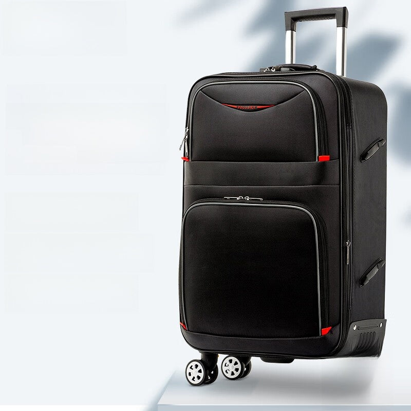 Travel Suitcase with Universal Wheels and Combination Lock