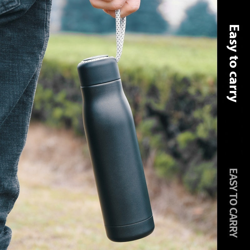 Portable Large Capacity Fitness Stainless Steel Outer Sports Vacuum Cup