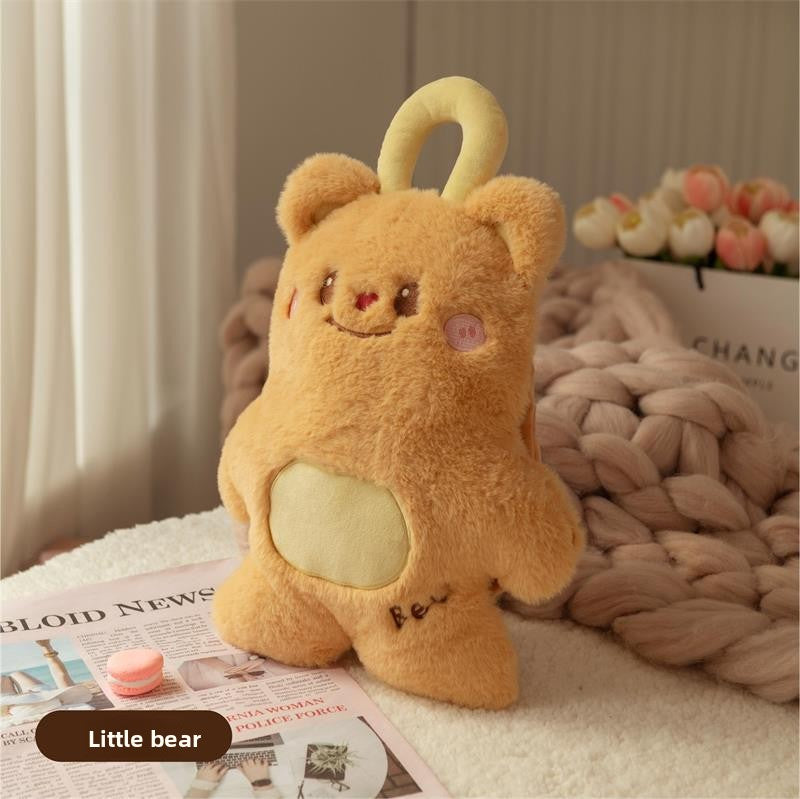 Plush Rechargeable Hand Warmer Hot Water Bag