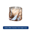 Twisted Whisky Glass Household Drinking Cup