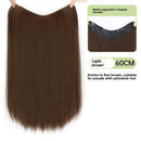 A light and thin faux seamless wig