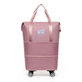 Double-layer Extended Large Capacity Travel Bag Dry Wet Separation Lightweight Maternity Package Coverable Handle