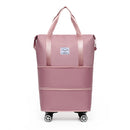 Double-layer Extended Large Capacity Travel Bag Dry Wet Separation Lightweight Maternity Package Coverable Handle