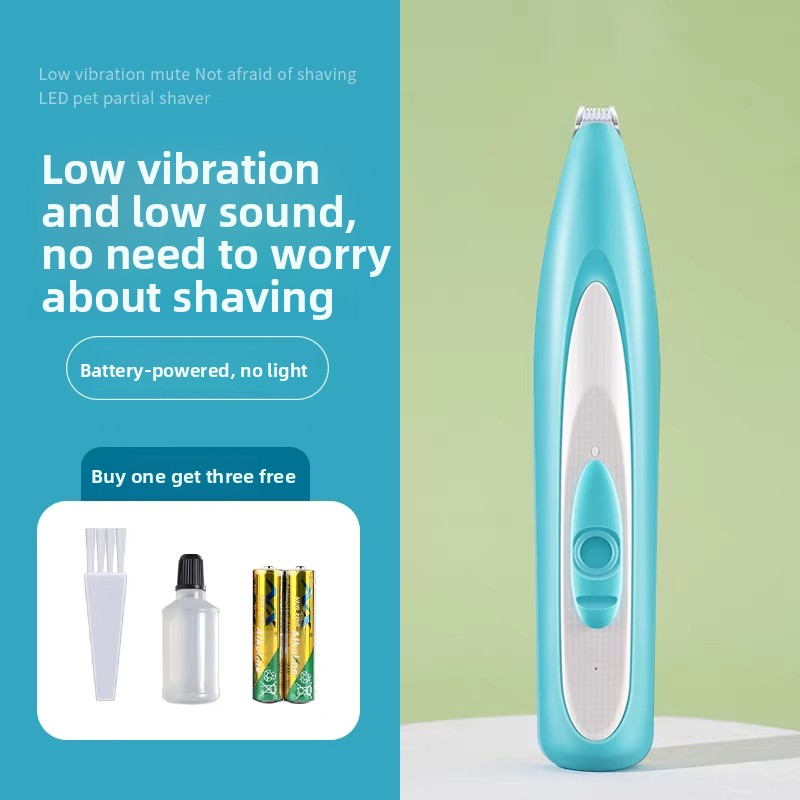 Pet Electric Hair Clipper with LED Light and Low Noise