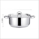 Stainless Steel Cookware Set 15-Piece Kitchen Pots and Pans