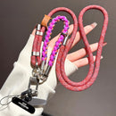 Adjustable mobile phone lanyard