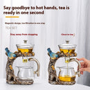 Semi-Automatic Teaware Suit Magnetic Suction Glass Tea Maker
