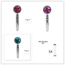 Propeller Driven Shower Head With Stop Button And Cotton Filter Turbocharged High Pressure Handheld Shower Nozzle